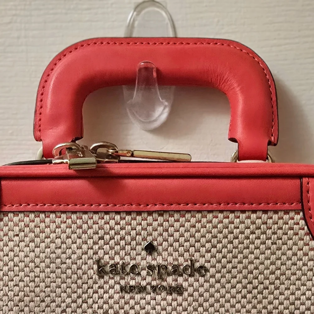 Kate Spade Pink Structured Crossbody (Trunk-Inspired) - Picture 2 of 8